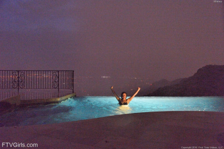 Glamorous babe Whitney teasing with her charming legs & thighs in a black outfit