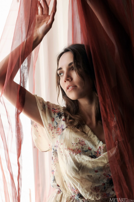 Alluring babe Danniela shows her sexy tasty boobs and her delicious pussy