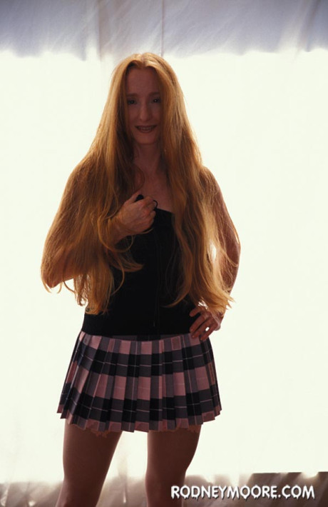 Redheaded vixen Anna May enjoys a hot POV fuck & receives a facial