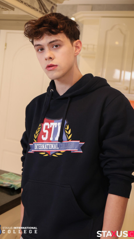 Slim boys have gay sex in the shower instead of partaking in a tennis match