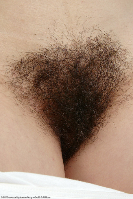 Amateur broad Lin pulls down her white panties to expose hairy bush