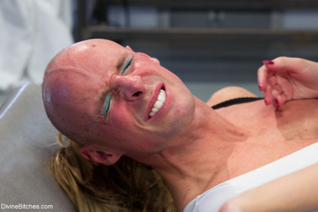 Brutal doctor Cherry Torn heartlessly anal fucking & cuckolding her patient