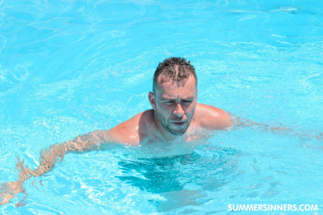 European teens getting their holes fucked hard in an outdoor orgy