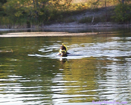 Best friends have a orgy on the shore with a male kayaker