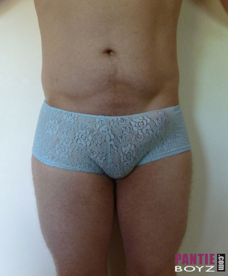 Pretty Pantie Boyz wearing a selection of colourfull knickers and thongs