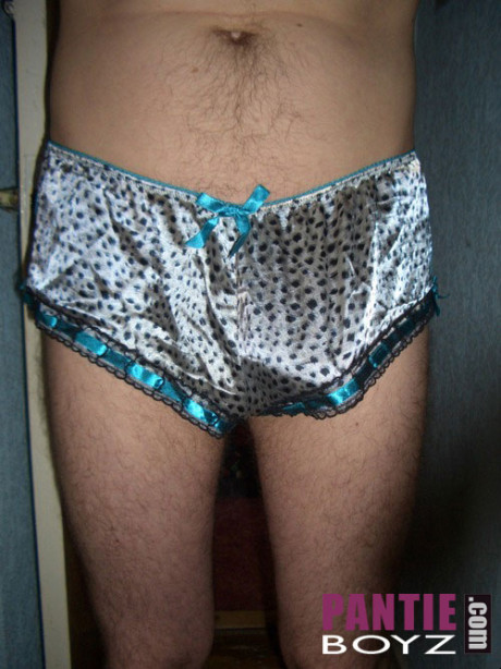 Pretty Pantie Boyz wearing a selection of colourfull knickers and thongs