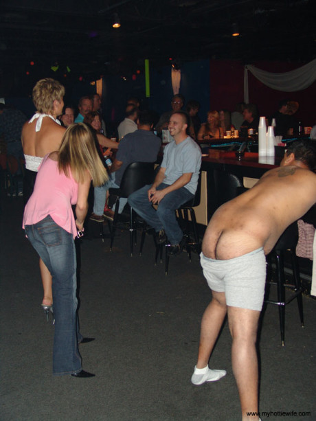 Cougar amateur Double Dee licks a random dude while partying like a pornstar