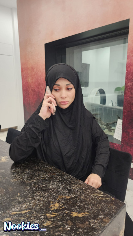 Dirty Arab babe Crystal Rush takes a facial after nasty POV sex