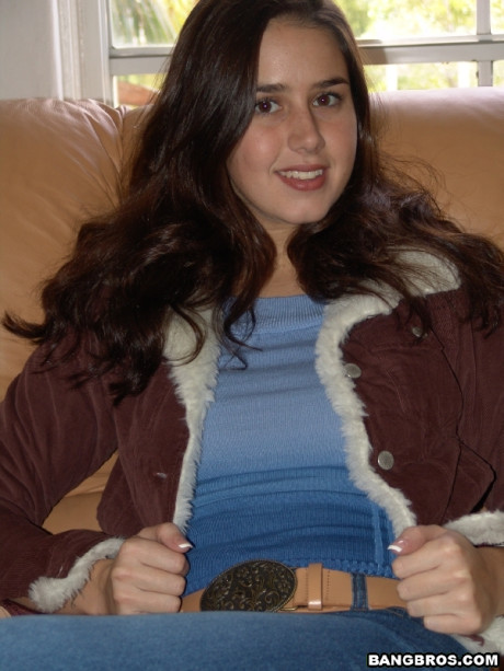 Gorgeous brunette Kacey blows a twat black dick & fucks it hardcore