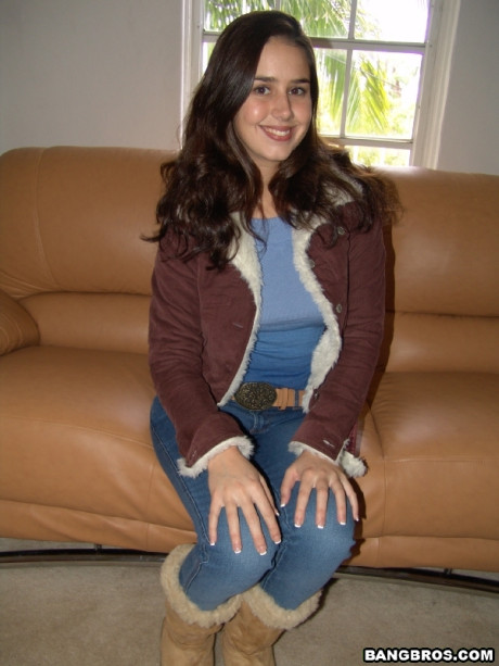 Gorgeous brunette Kacey blows a twat black dick & fucks it hardcore