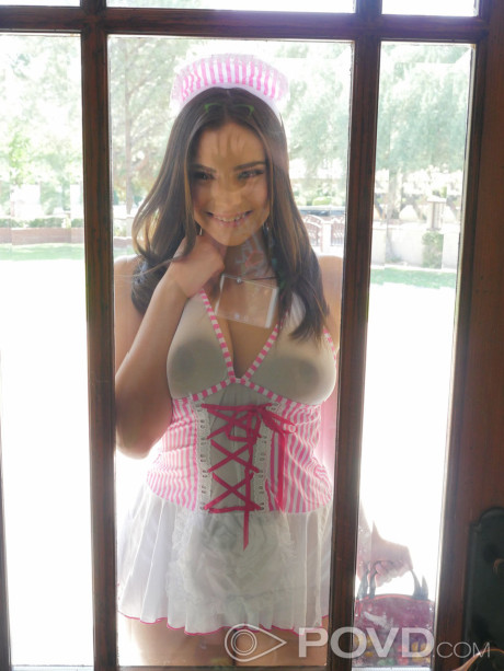 In this POV sex Violet Starr gets a hard piston in her silky cunt