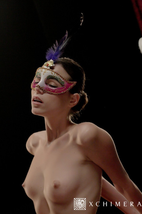 Masked ballerina in tutu Jessica X enjoys stunning sex in amazing poses