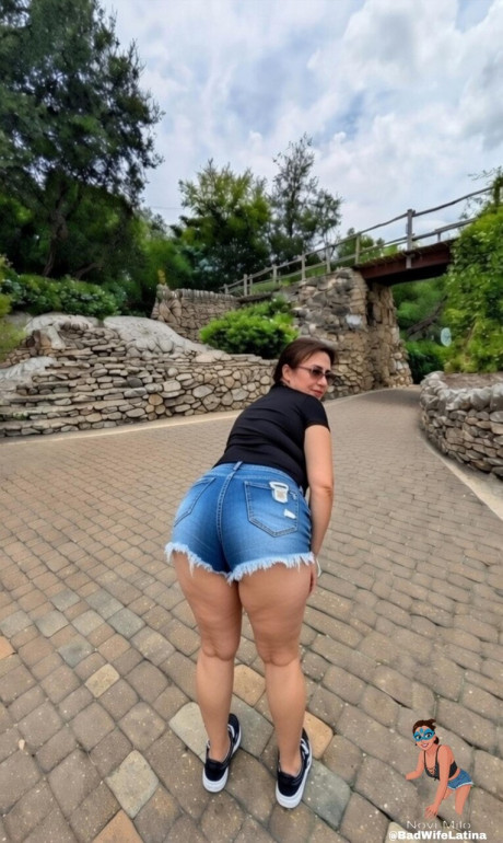 OnlyFans Bad wifey latina performed by Novi Milo nude Images
