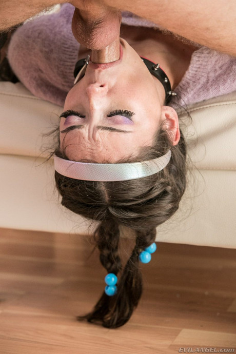 Brunette Ashly Anderson gets plowed and facialized by Bryan Gozzling