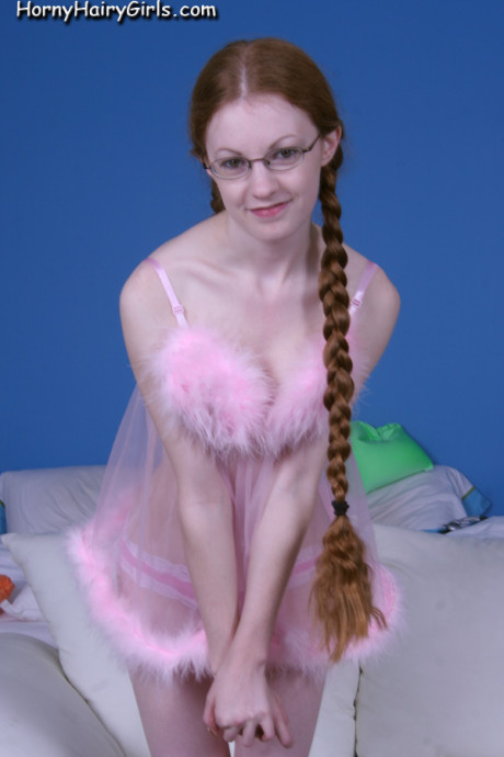 Redheaded sluts Nicole & Autumn eating each other's furry pussies