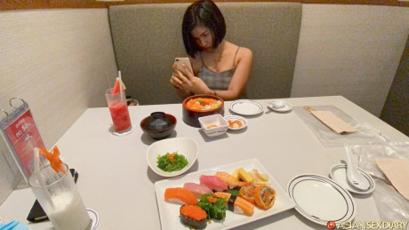 Pretty attractive oriental babe Toei B teases in a charming tight dress and gets a dicking