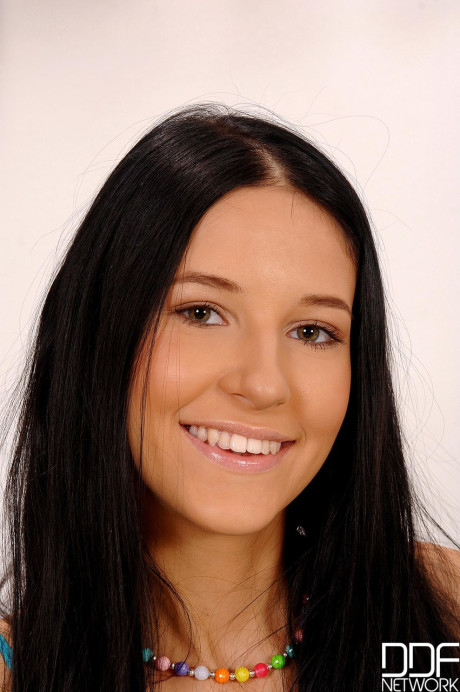 Brunette cutie Julya Bright gets her snatch fingered and her butt hammered