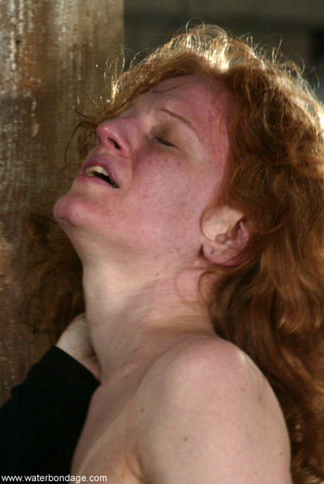 Flexible American Sye Rena gets her pierced twat brutally toyed while bound