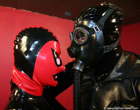 Leather N Latex Latex couple for sex