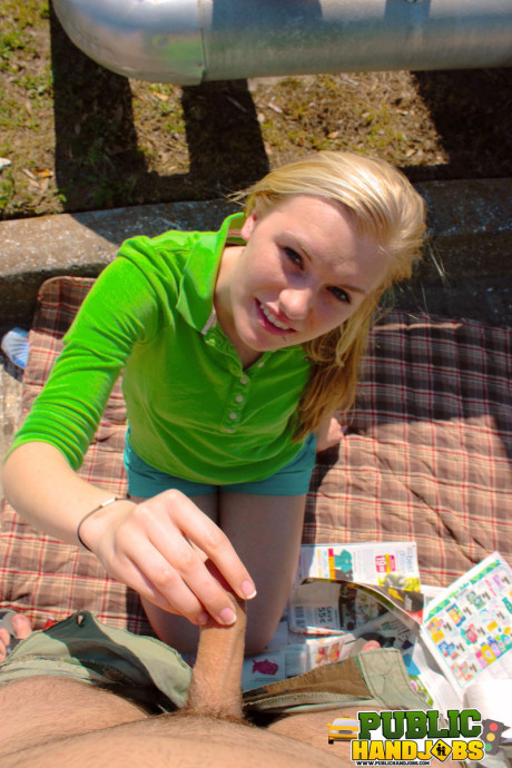 Public Handjobs Jessie fresh teen Raquel Roper