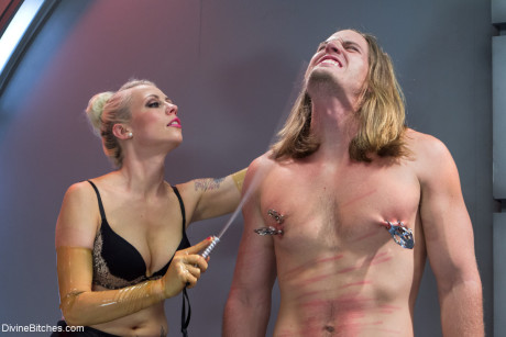 Scientist Lorelei Lee performs brutal BDSM experiments on her male subject