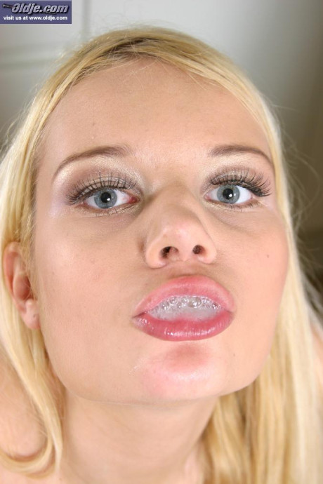 Blonde teen Sally Babe seduces an older lover and gets plowed hardcore