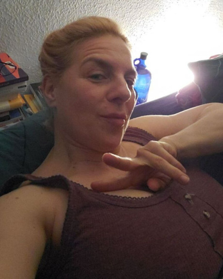 Older mom posing provocatively in her personal no-makeup compilation