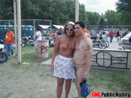 Amateur women go undressed and semi nude at a clothing optional party
