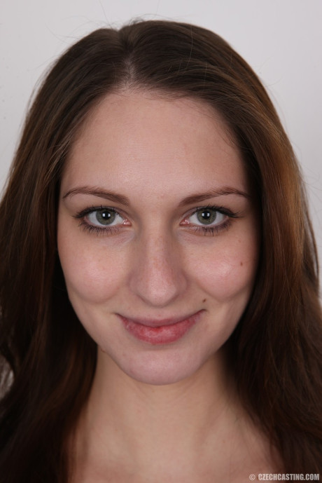 Amateur model Tereza undresses to model in the undressed for first time