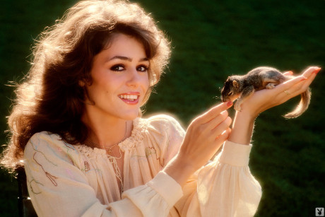 Mega busty Karen Elaina Price shows humongous fake breasts everywhere she goes