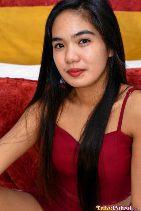 Stunning Filipina Andrea Villanueva spreads her hot butt cheeks & fucks in POV