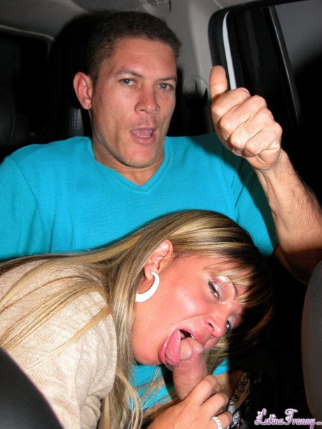 Transsexual sex worker with monstrous tan lined boobies gets screwed in the ass by a hubby boy dude