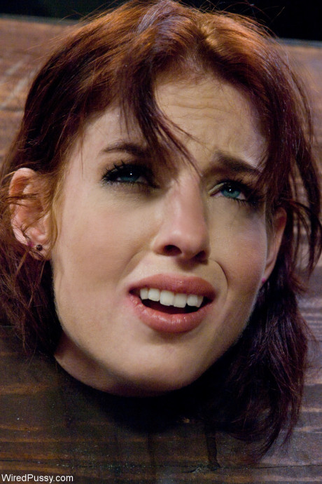 Redheaded slave Riley Shy gets dominated & spanked by Princess Donna Dolore