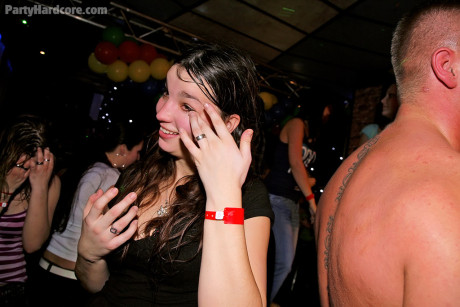 Filthy girls get plowed by male strippers at the drunk party