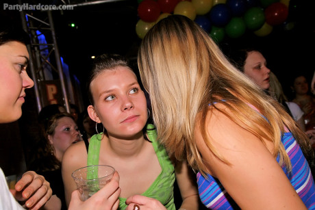 Filthy girls get plowed by male strippers at the drunk party