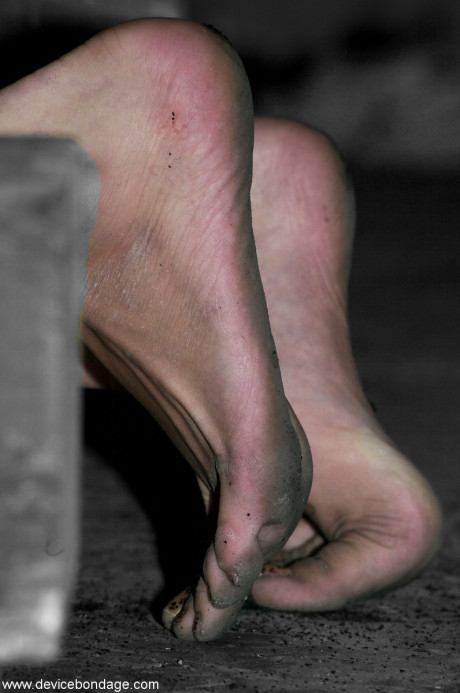 Submissive lesbian Kayden Faye gives a cunt licking in a wild BDSM session