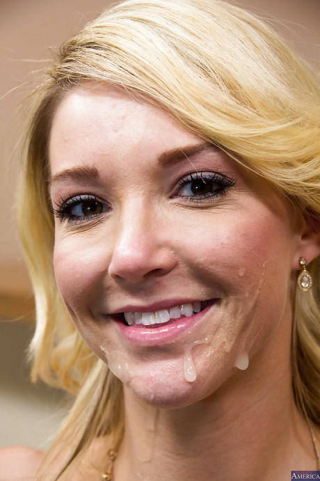 Blonde teacher Laura Bentley is getting hammered hard in her snatch