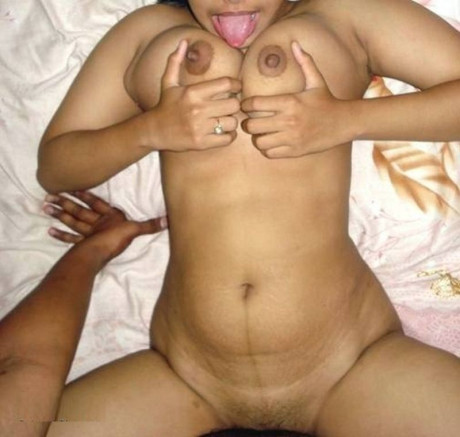 Chubby Indian girl girl chick with a huge butt and titties gets screwed by her husband man stud on bed