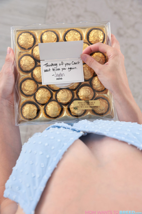 Charming blonde mom with nice breasts Anya Olsen fucks her stepson & his pal