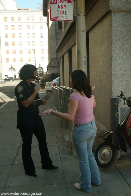 Chyna White gets tortured by a police officer after receiving a parking ticket