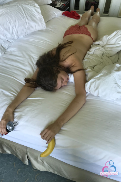 Russian babe Elena Koshka shows her silky vagina in a vacation pics compilation