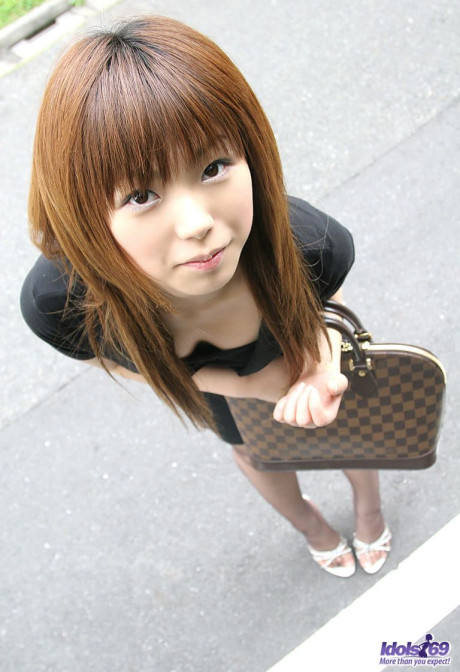 Adorable Japanese teenie Nami ends up with sperm on her innocent looking face