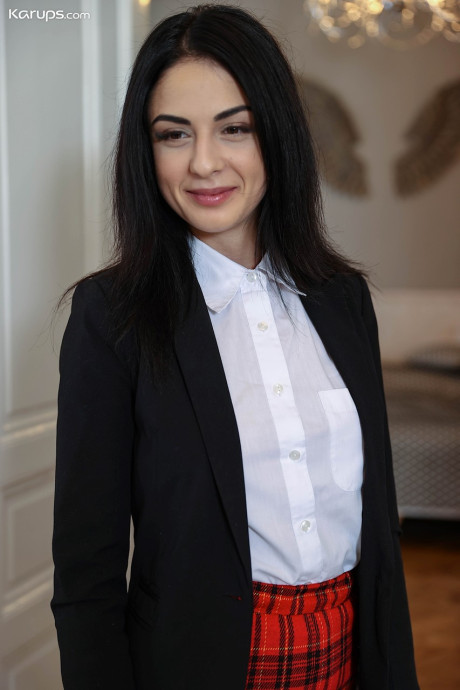 Hot schoolgirl Mia Trejsi gets paid for having sex with a handsome businessman